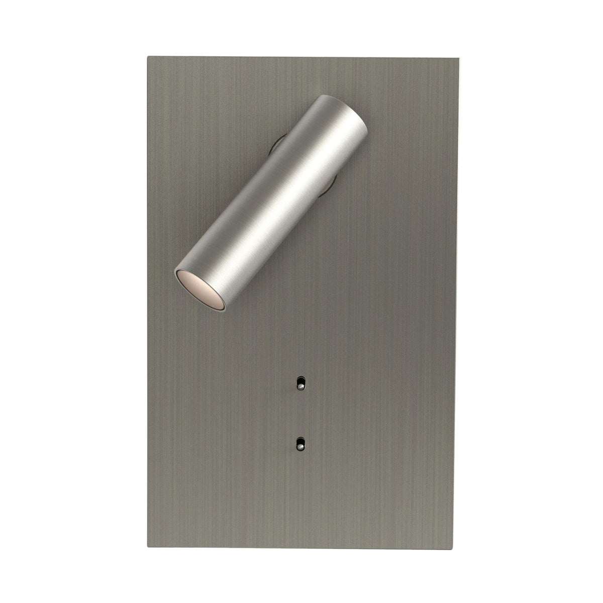 Edge Reader Mini LED Dual Wall & Reading Light in Matt Nickel