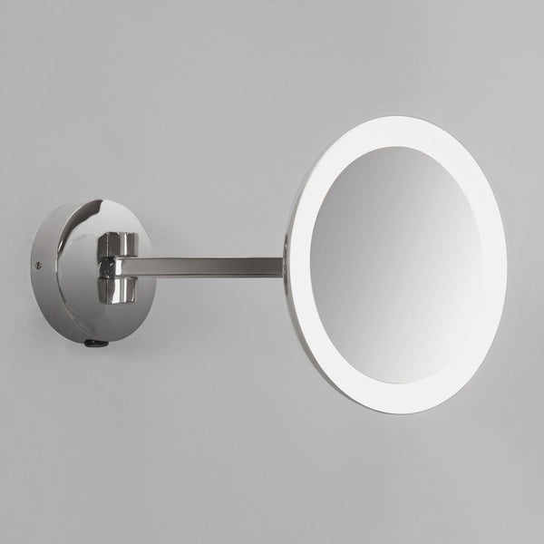 Mascali Chrome LED Round Illuminated Magnifying Mirror