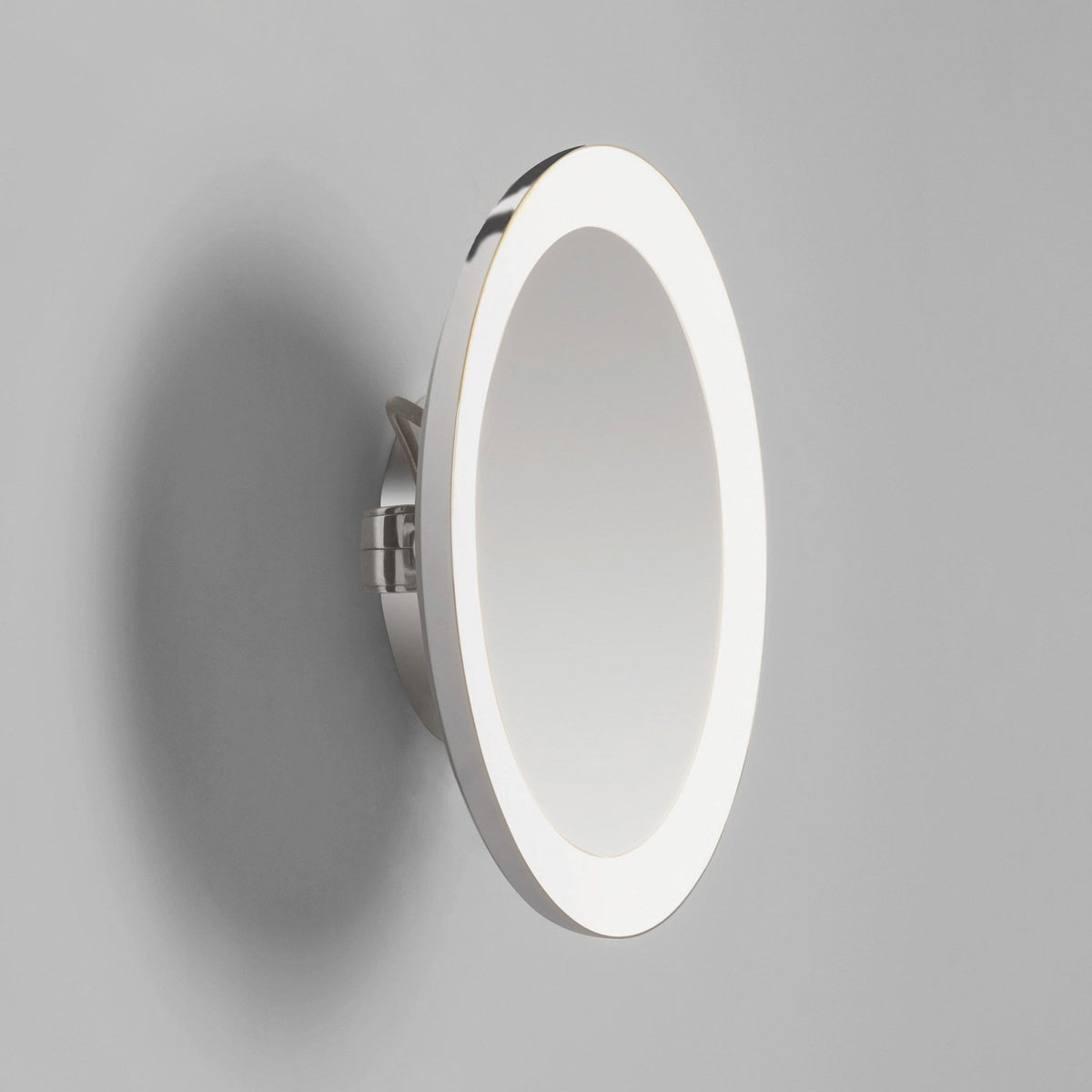 Mascali Chrome LED Round Illuminated Magnifying Mirror