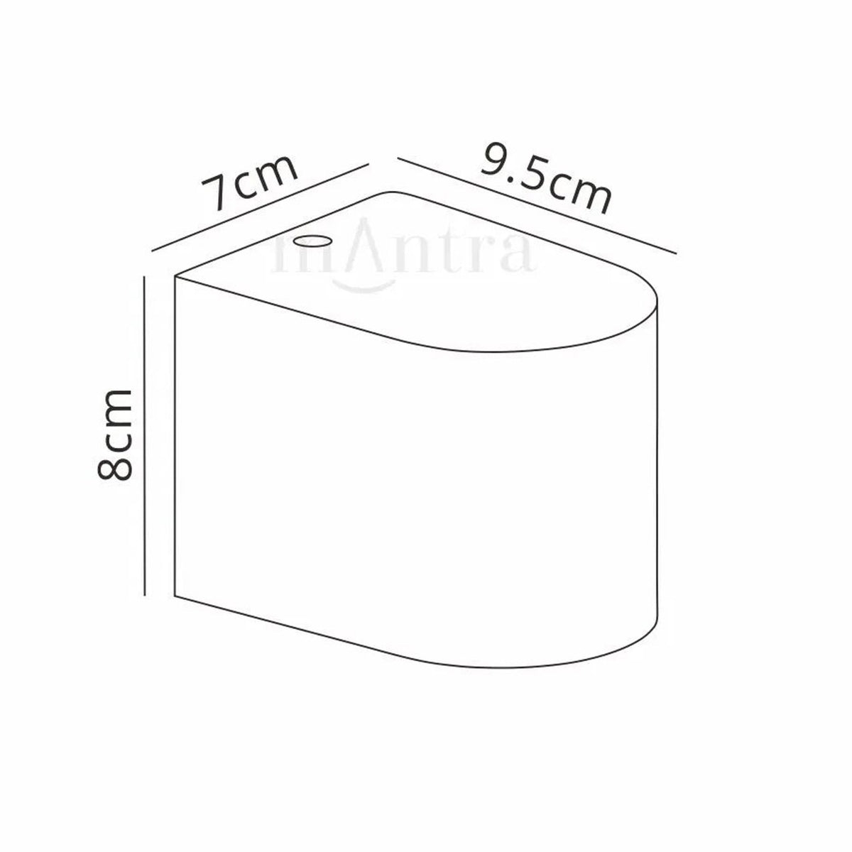 Kandanchu IP54 Single Wal Light In Anthracite