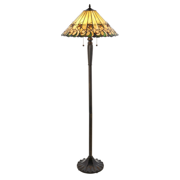 Jamelia Tiffany Glass Floor Lamp