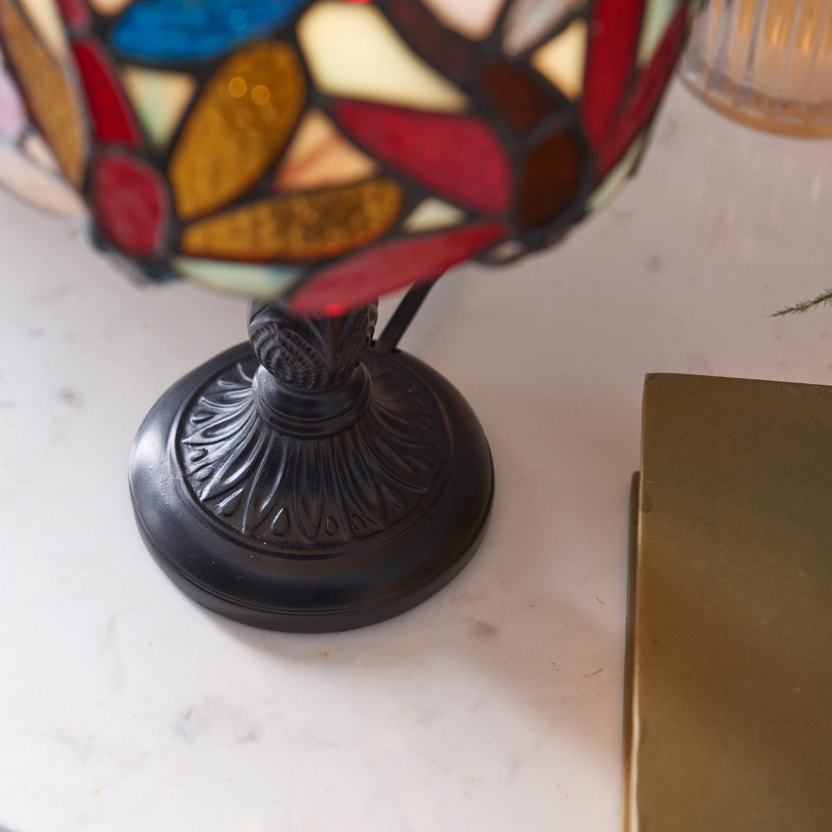 Lorette Tiffany Glass Mini Table Lamp