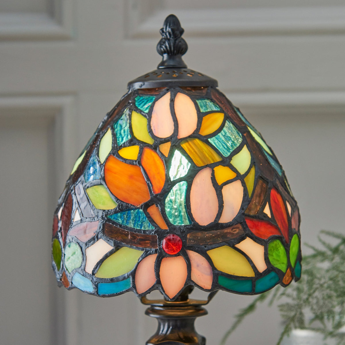 Sylvette Tiffany Glass Mini Table Lamp