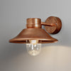 Vega Outdoor IP54 Wall Light in Copper