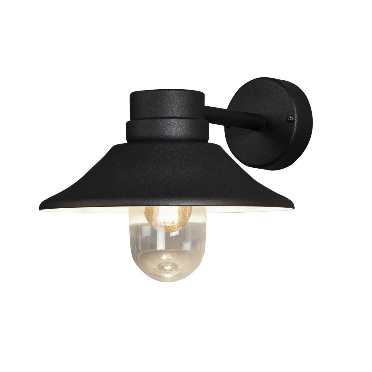 Vega Outdoor IP54 Wall Light in Black