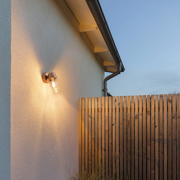 Vega IP54 Wall Light In Copper
