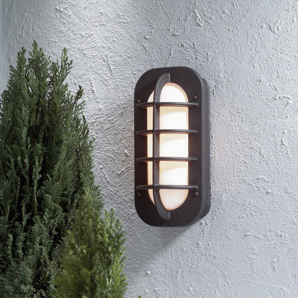 Loke IP23 Wall Light In Matt Black
