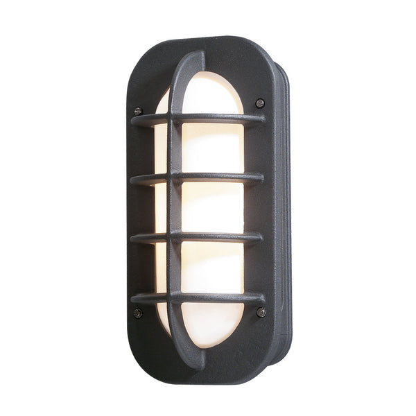Loke IP23 Wall Light In Matt Black