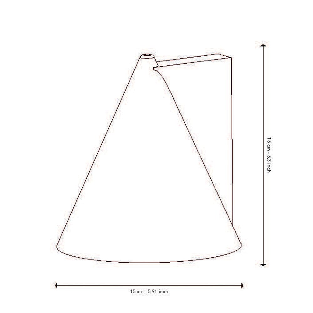 Wall Lamp °1 Dark Red Primary Shape Wall Light