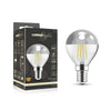 Classic Deco E14 Warm White Silver Top LED Golf Ball 4W 2700K 330lm