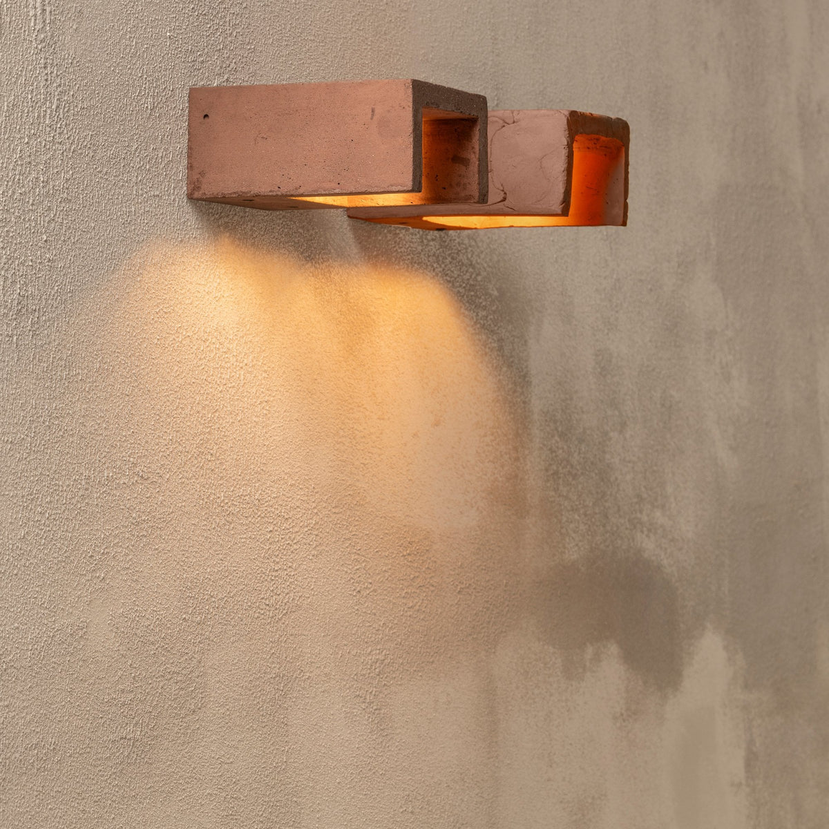 Wall Lamp °2 Dark Red Primary Shape Wall Light