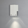 Pollux Banded IP44 Single Wall Light In White