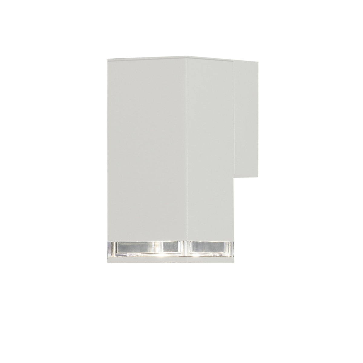 Pollux Banded IP44 Single Wall Light In White