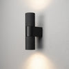 Temi IP54 Up and Down Wall Light In Black