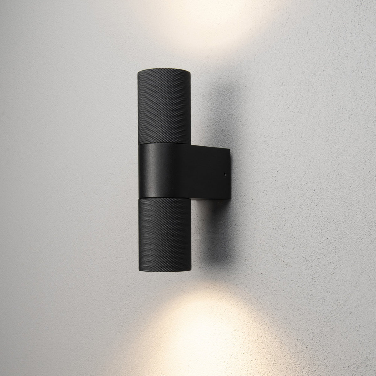 Temi IP54 Up and Down Wall Light In Black