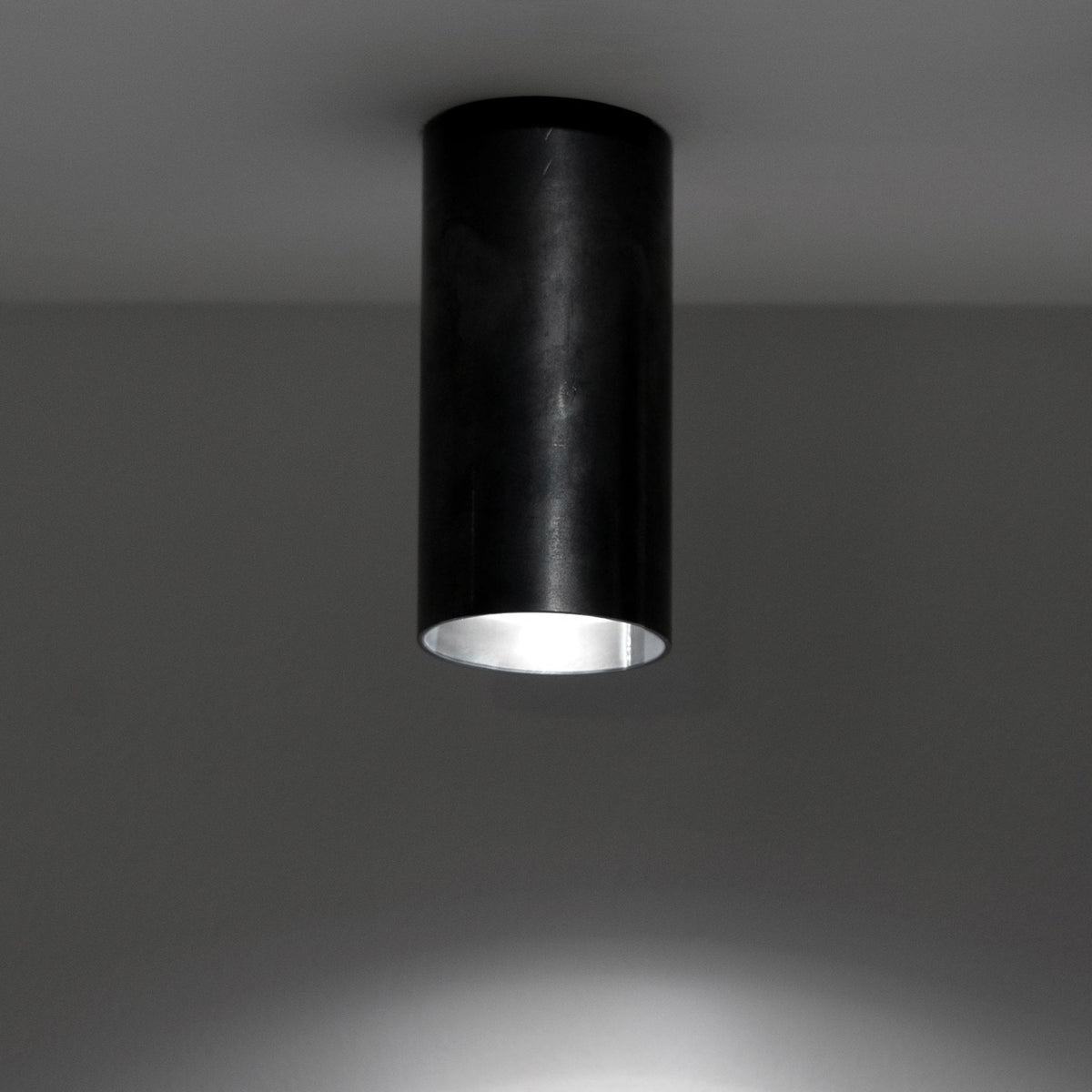 Sofisticato Ceiling Lamp Nr. 02 In Blue Steel