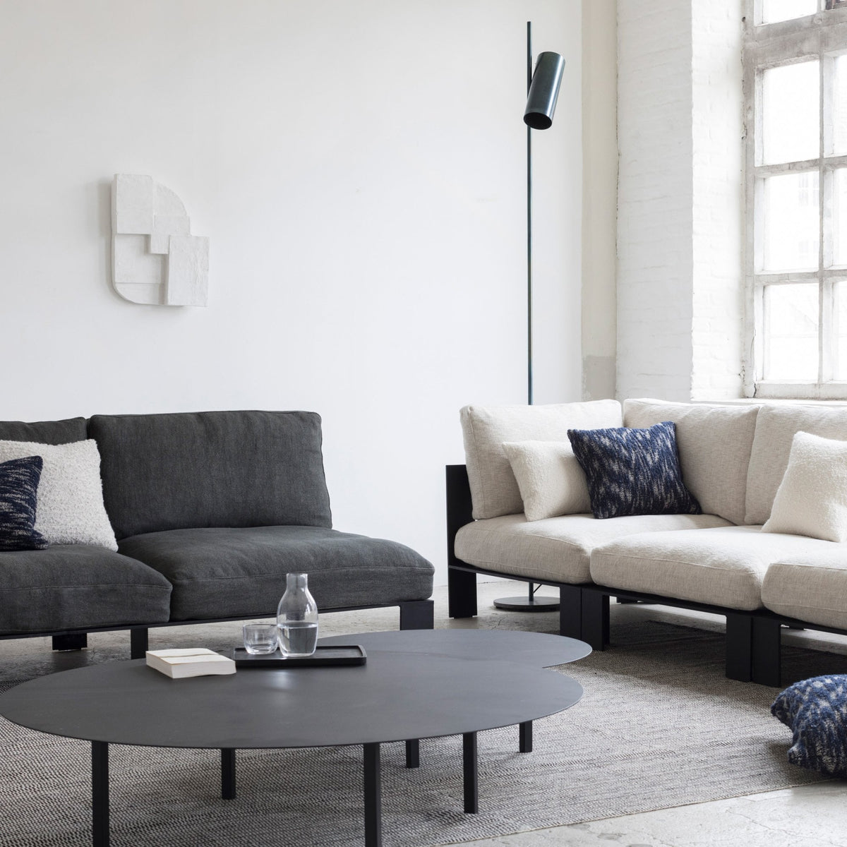 Sofisticato Floor Lamp Nr. 16 In Blue Steel