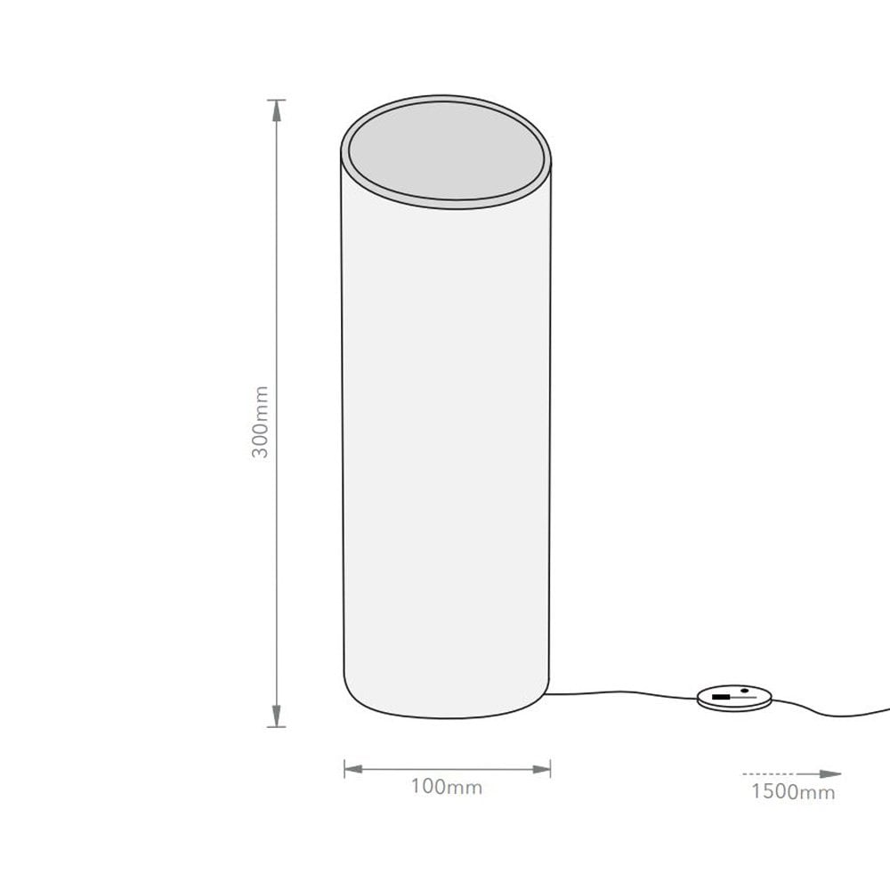 Sofisticato Floor Lamp Nr. 17 In Blue Steel