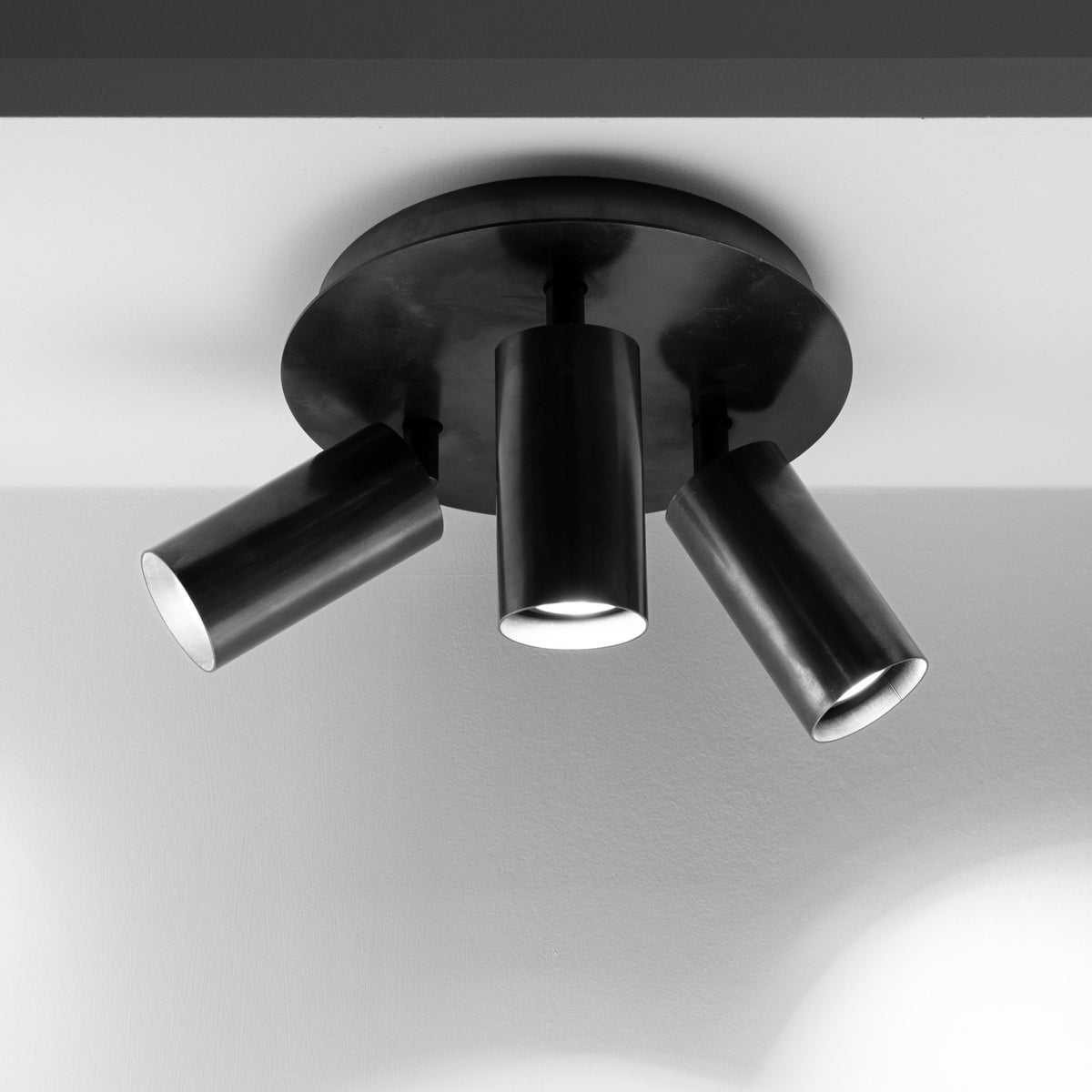 Sofisticato Ceiling Spot Lamp Nr. 24 In Blue Steel