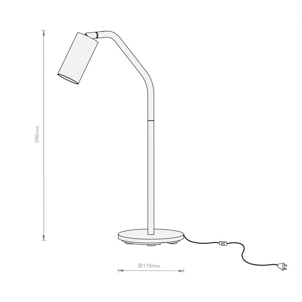 Sofisticato Work Lamp Nr. 25 In Blue Steel