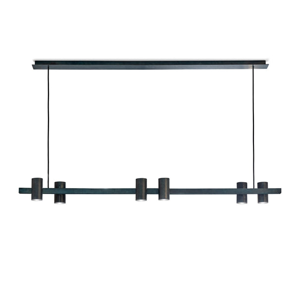 Sofisticato Pendant Lamp Nr. 27 In Blue Steel