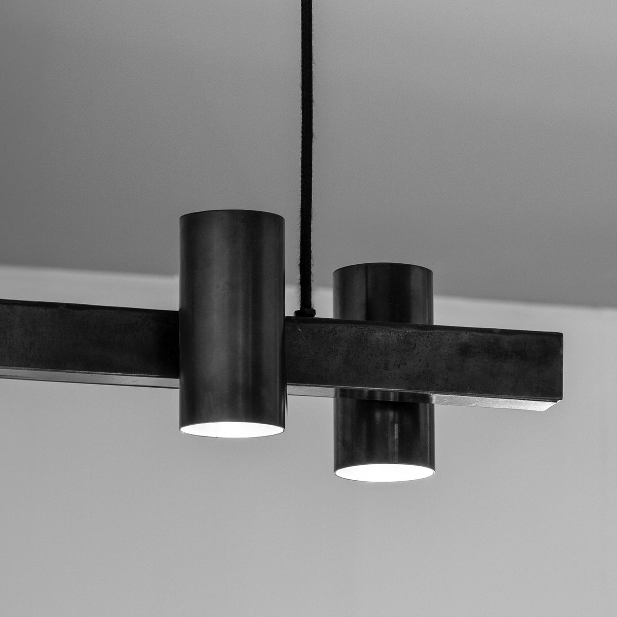 Sofisticato Pendant Lamp Nr. 27 In Blue Steel
