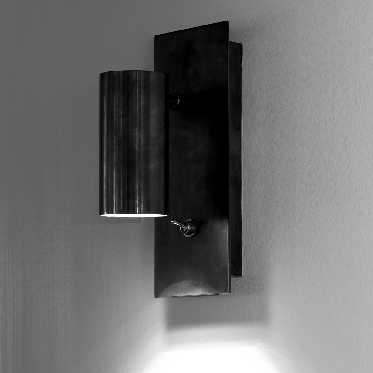 Sofisticato Wall Lamp Nr. 39 In Blue Steel