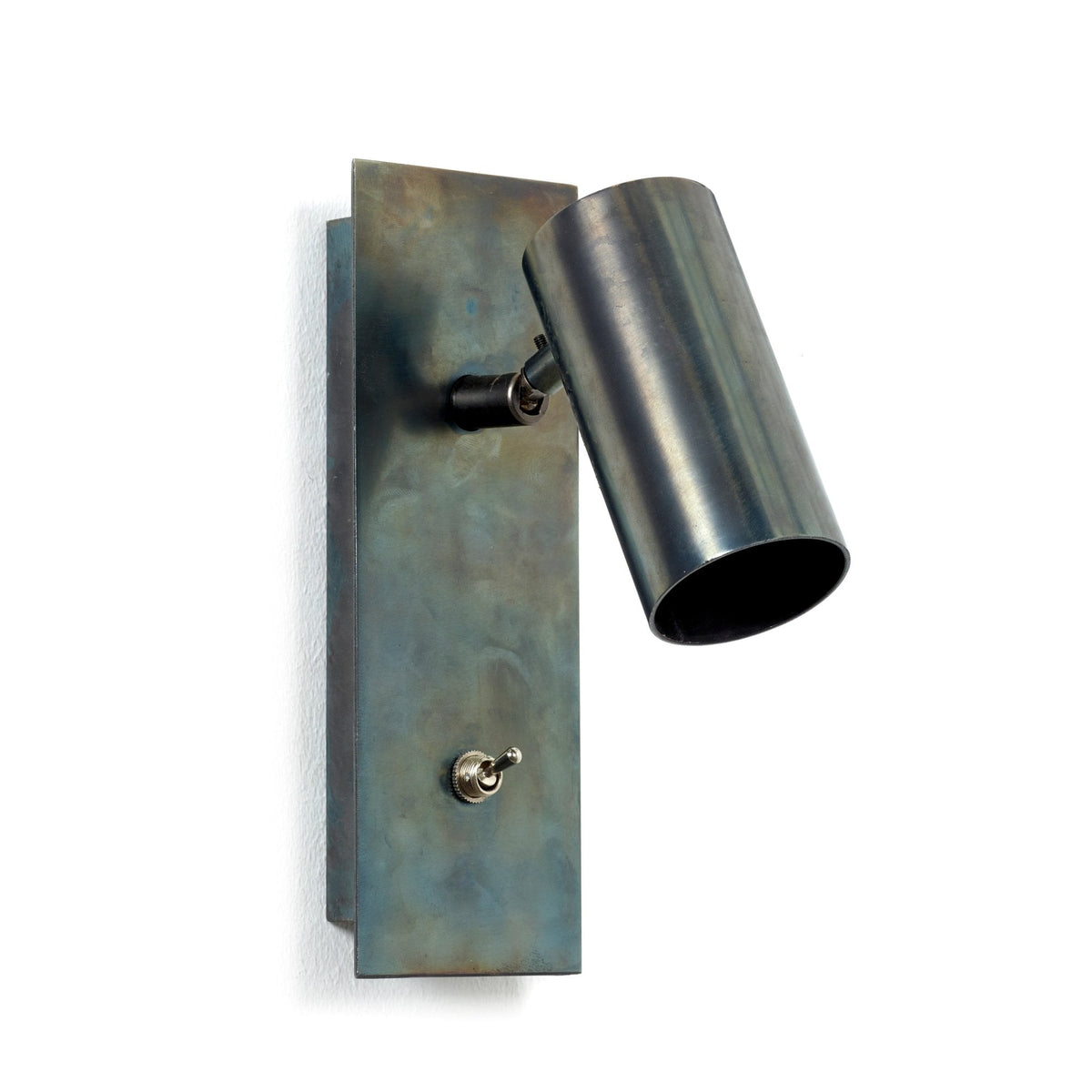 Sofisticato Wall Lamp Nr. 39 In Blue Steel