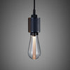 Heavy Metal Single Drop Cross Knurl Pendant in a Smoked Bronze Finish