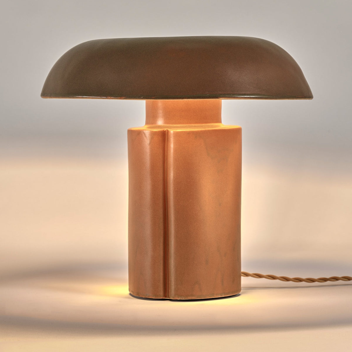 Oliver Terres De Rêves Table Lamp In Ochre-Brown