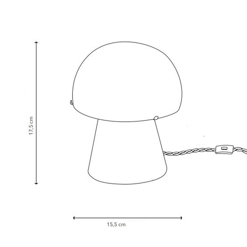 Joe N°1 Terres De Rêves Table Lamp In White