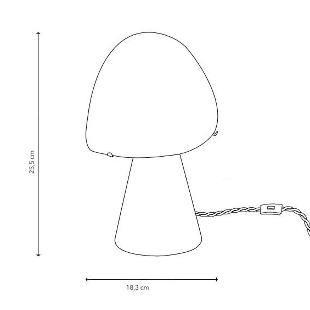 Joe N°2 Terres De Rêves Table Lamp In White