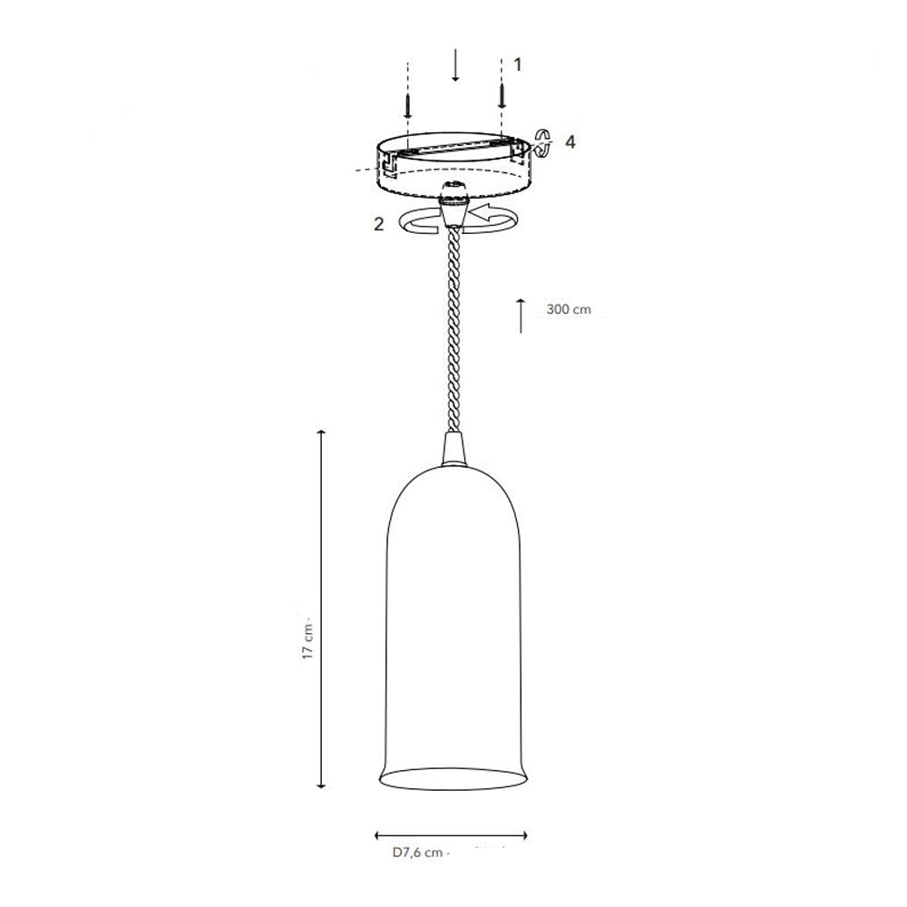 Olympia N°1 Terres De Rêves Pendant In White