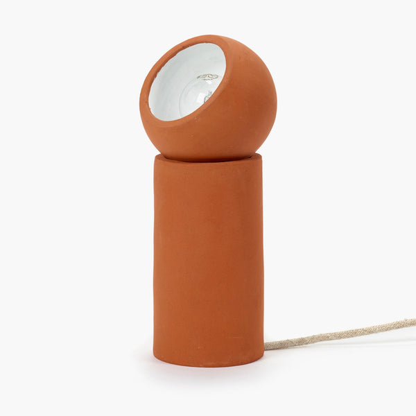 Terra Table Lamp Small In Terracotta