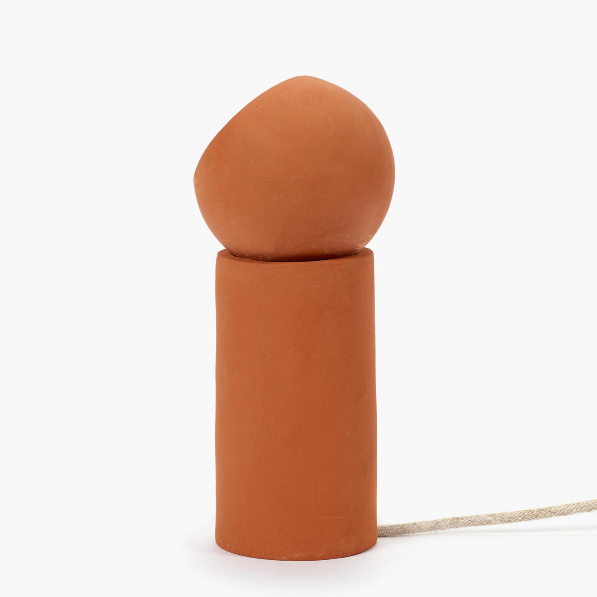 Terra Table Lamp Small In Terracotta