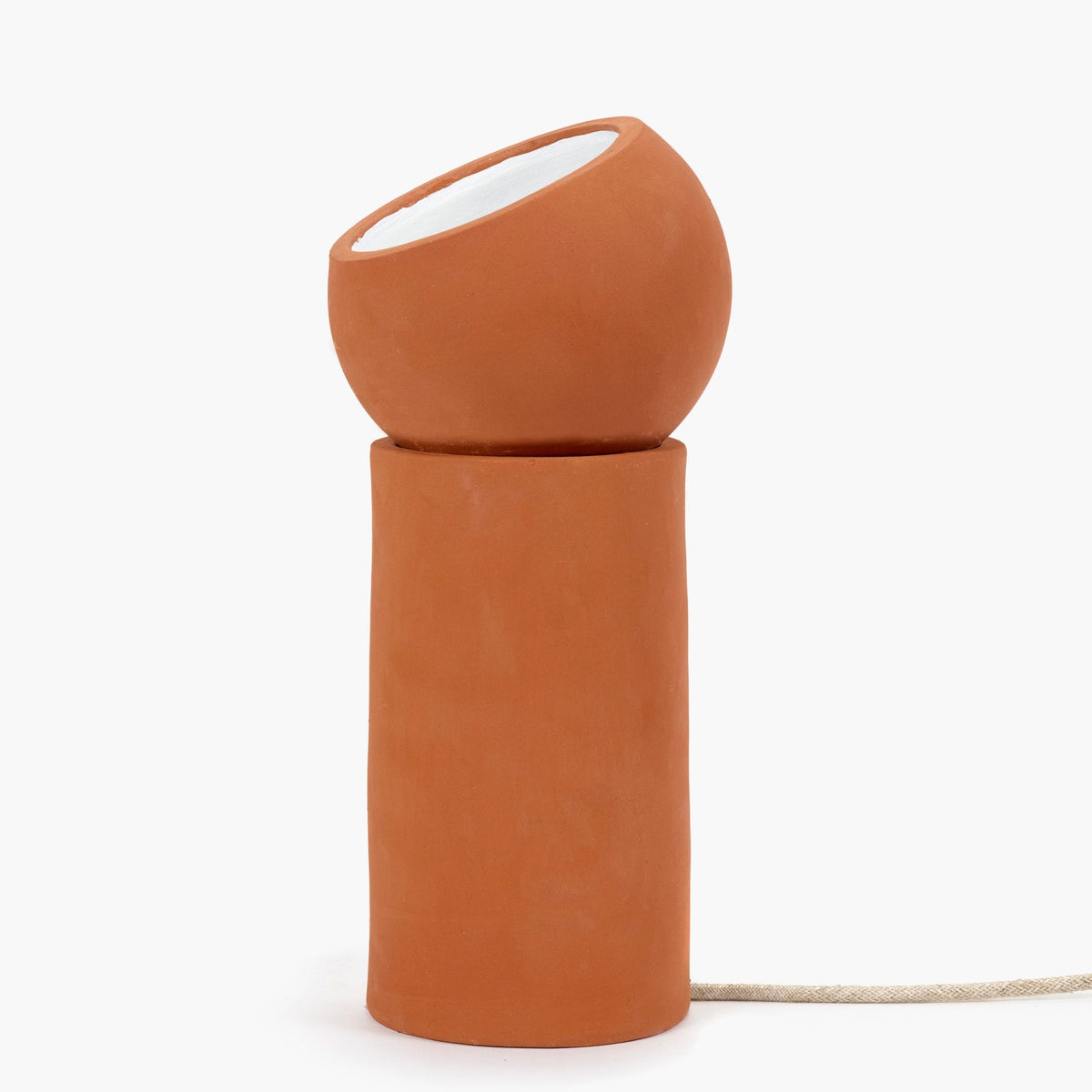 Terra Table Lamp Medium In Terracotta