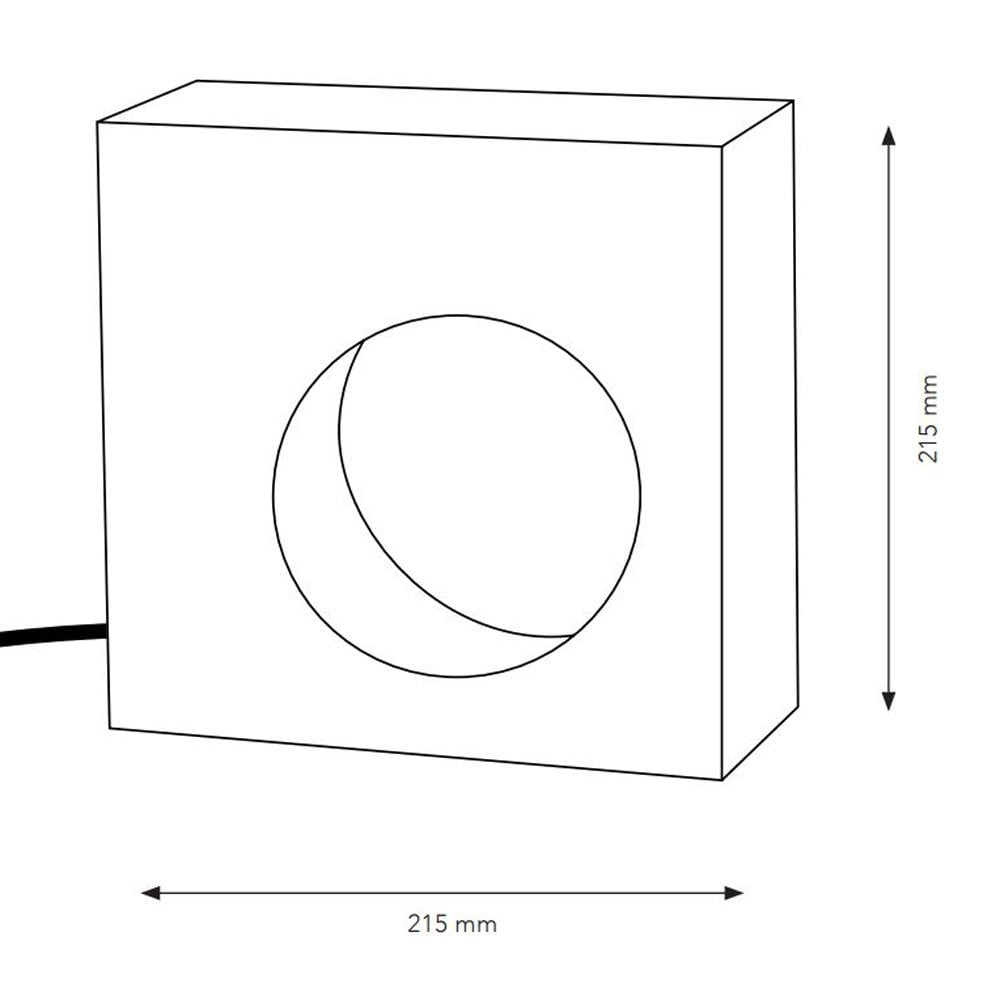 Flastaire Table Lamp In Concrete