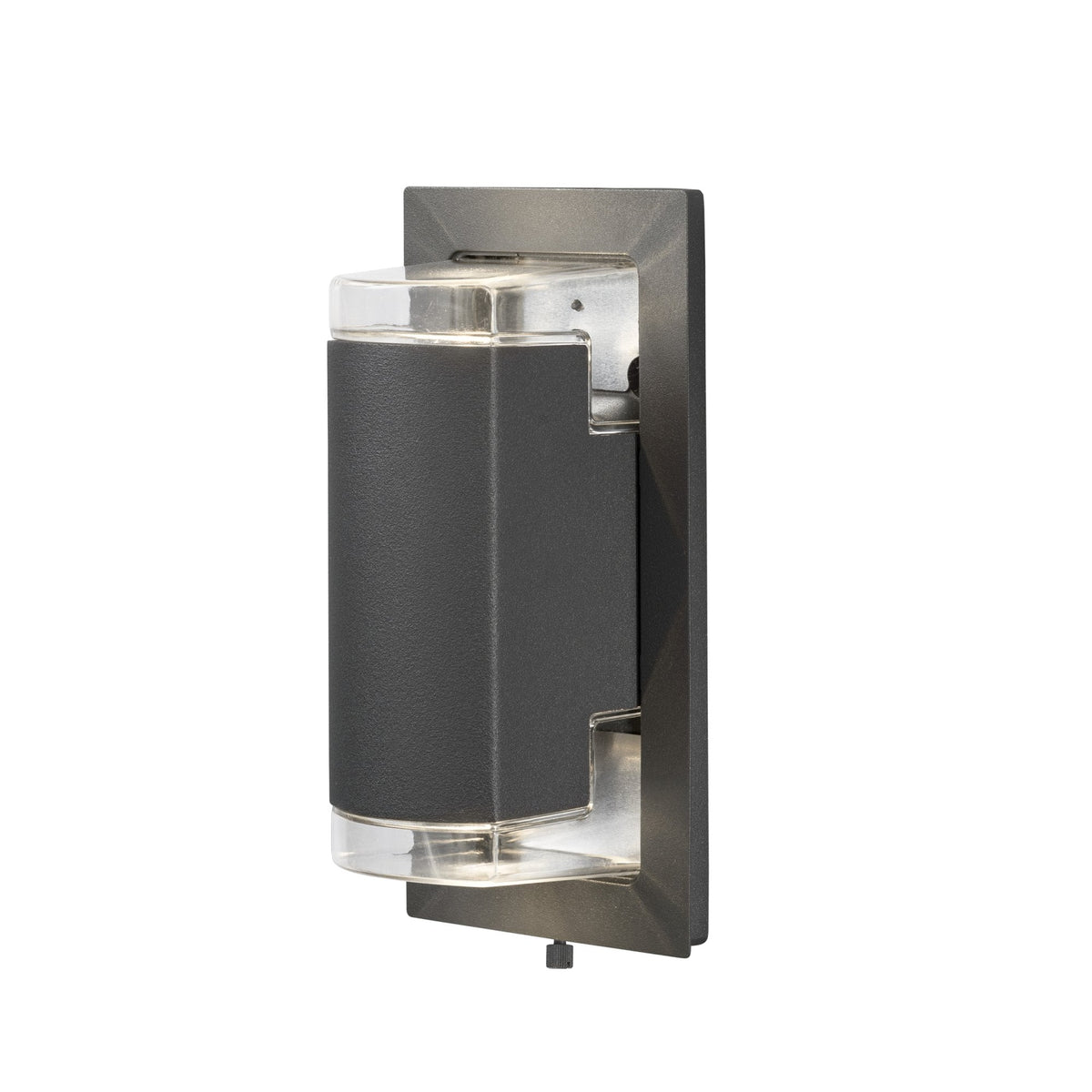 Potenza IP54 Up & Down Wall Light In Dark Grey