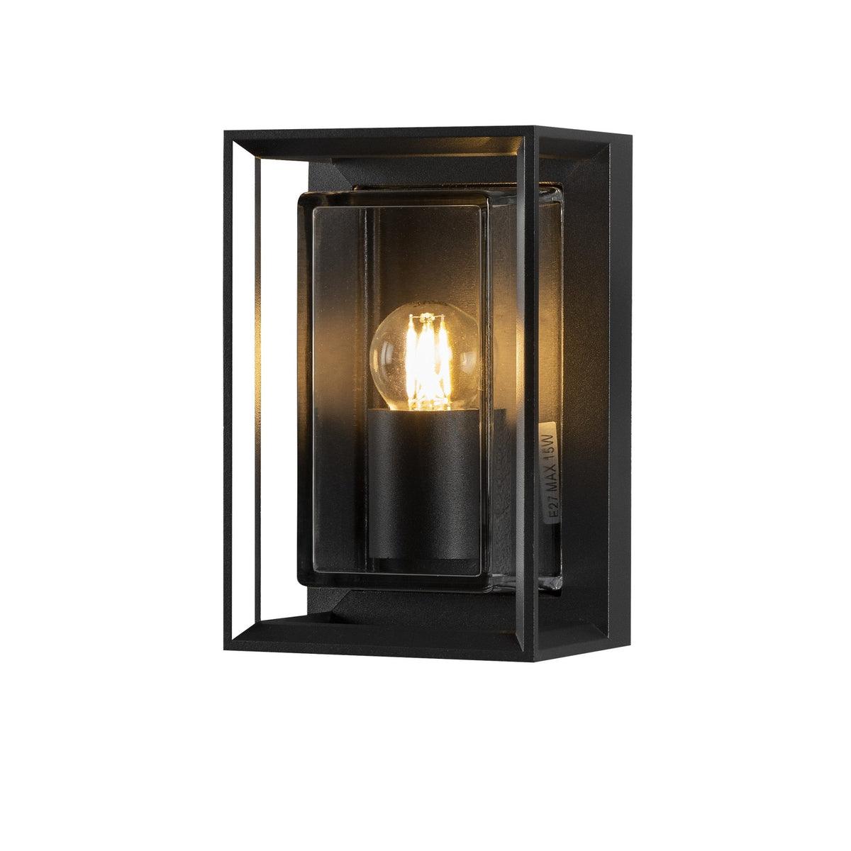 Brindisi Mini IP54 Wall Light In Black