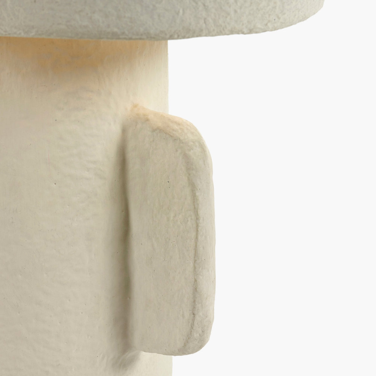 Paper Mache Earth Series N°2 Medium Table Lamp In Off White