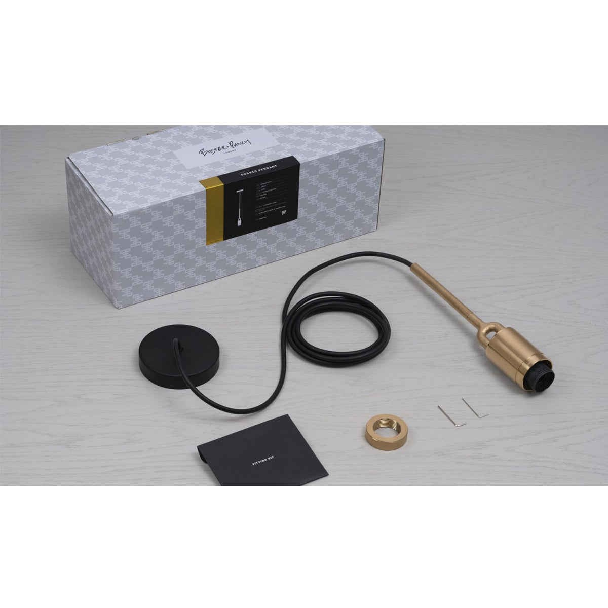 Forked Single Pendant in a Gun Metal Finish with Large Opal Globe