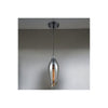 Tregada Smoked Glass Angle Cut Glass Pendant