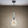 Ashill Pale Amber Glass Single Pendant Light