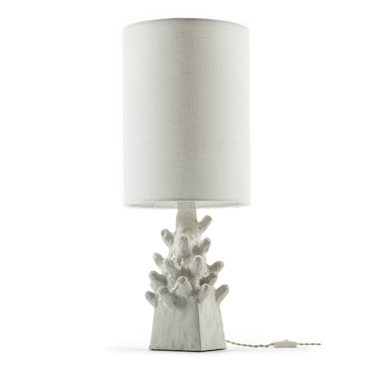 Billy Stoneware N°3 Table Lamp In White