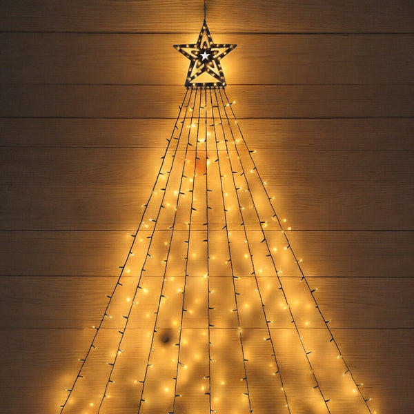 Festive 306 LED Decoration Triangle with Star