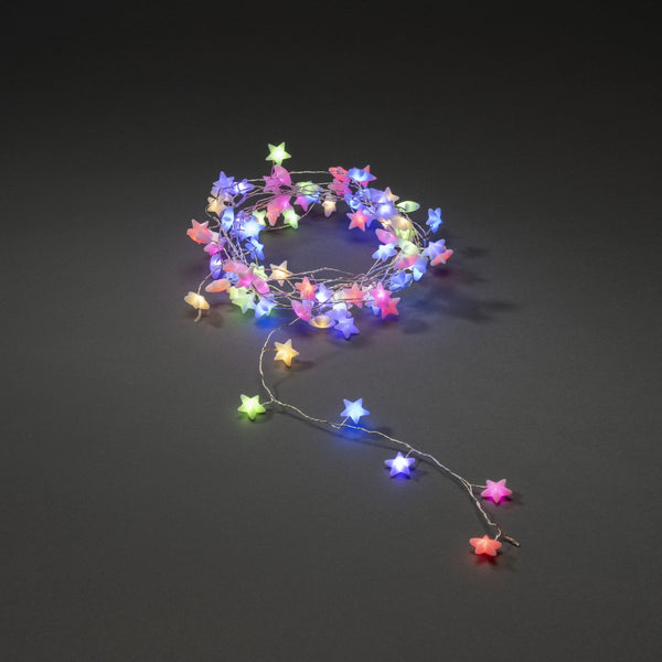 Multi Coloured Star 90 LED Light Set