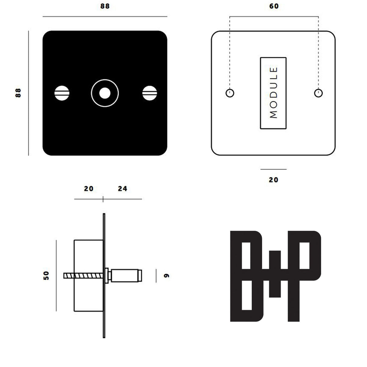 One Gang 2-Way Light Switch in White with Knurled Toggle