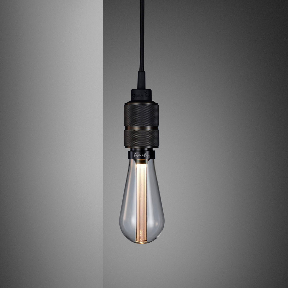 Hooked Nude Switched Wall Light in Graphite and Smoked Bronze Finish