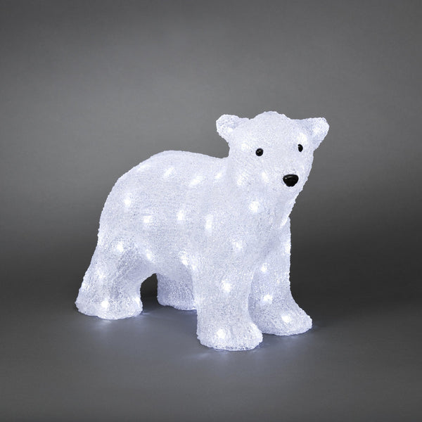 Festive 41cm Polar Bear 64 LED Figure