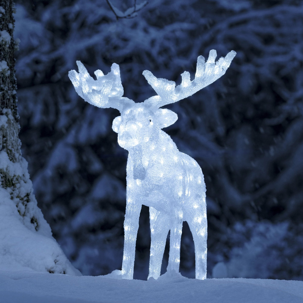 Festive 100cm Moose 200 LED Figure